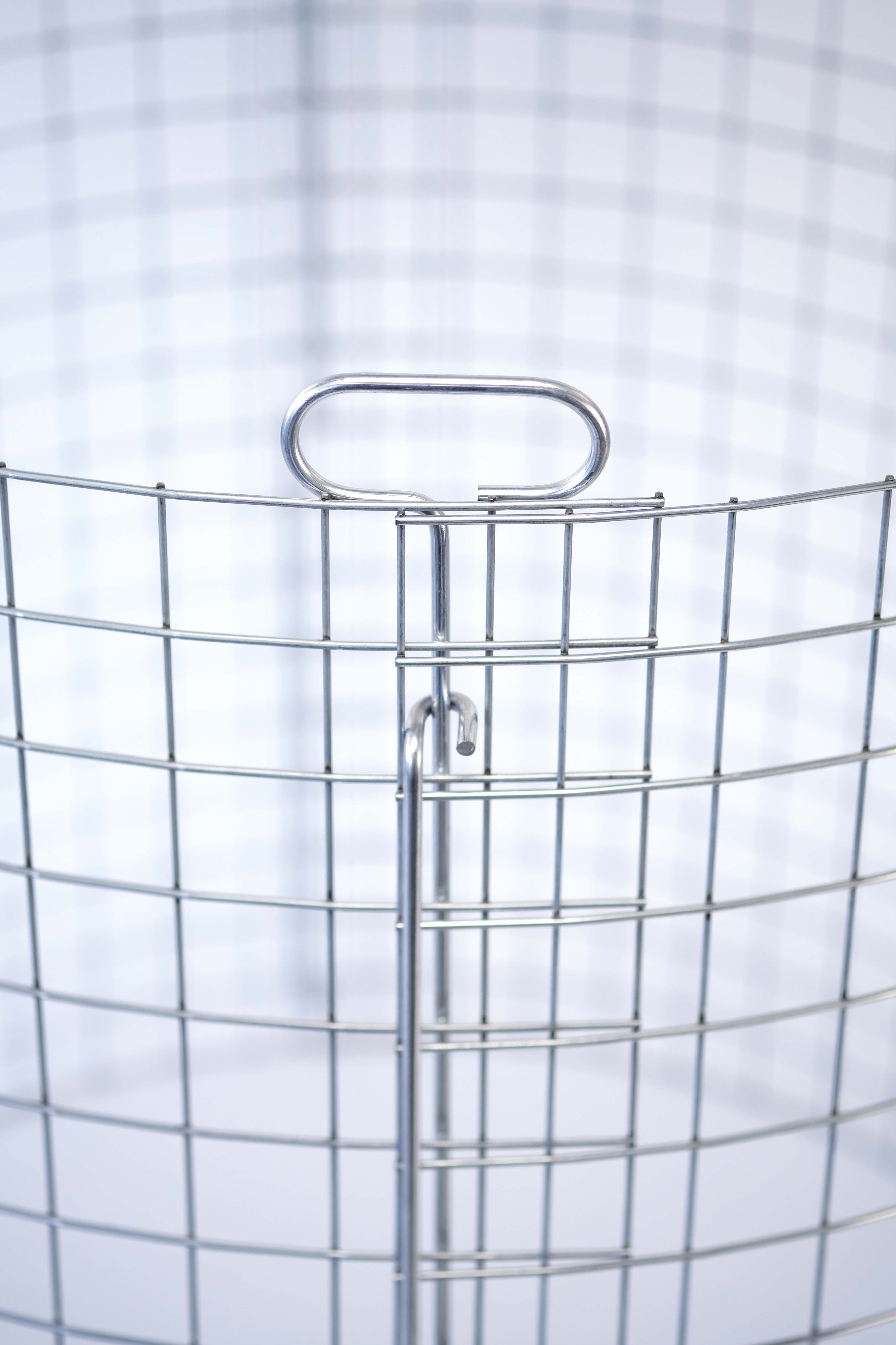 Galvanised round composter